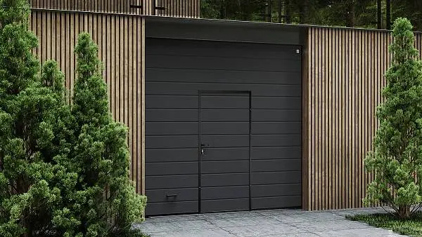 Скидка 20% на покраску ворот в цвет с эффектом муар