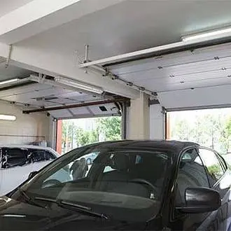 Подъемные секционные ворота для автомойки серии ProPlus